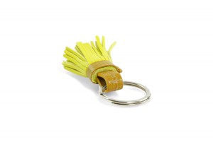 Mini Leather Tassel Keyring from Elvis & Kresse