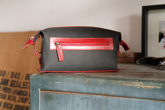 Large Washbag | Printing Blanket & Fire-hose from Elvis & Kresse