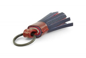 Leather Tassel Keyring from Elvis & Kresse