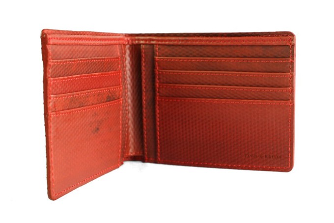 Billfold Wallet | Leather & Fire-hose from Elvis & Kresse