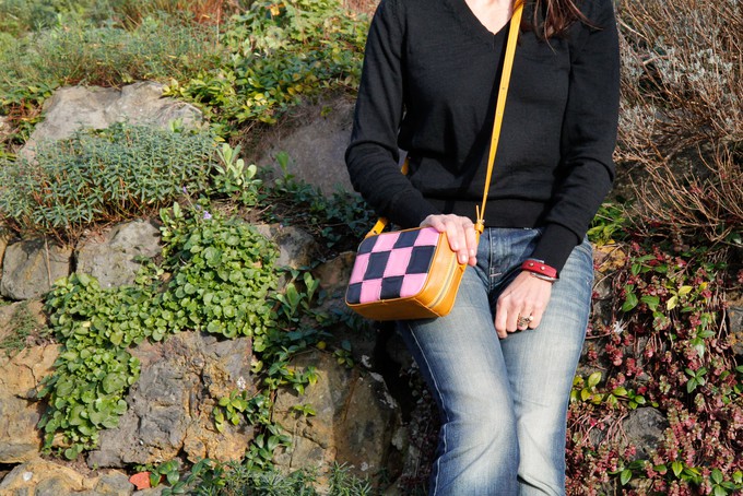 Disco Bag | Leather & Fire-hose from Elvis & Kresse