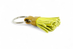 Mini Leather Tassel Keyring from Elvis & Kresse