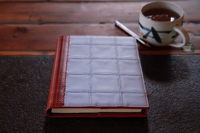 A5 Notebook | Leather & Fire-hose from Elvis & Kresse