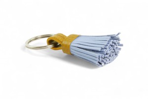 Mini Leather Tassel Keyring from Elvis & Kresse