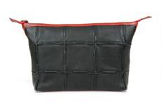 Cosmetics Case / Toiletry Bag | Leather & Fire-hose via Elvis & Kresse