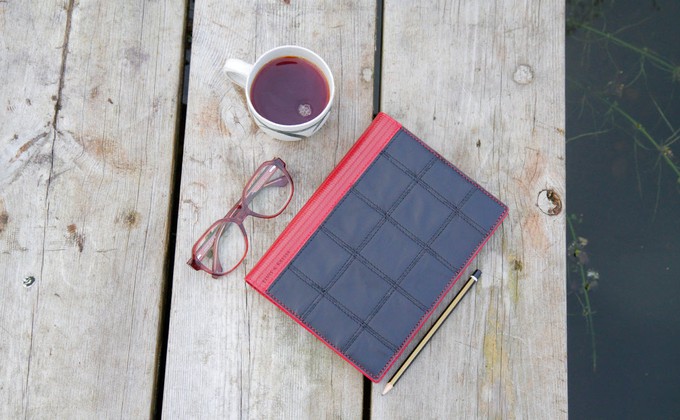 A5 Notebook | Leather & Fire-hose from Elvis & Kresse