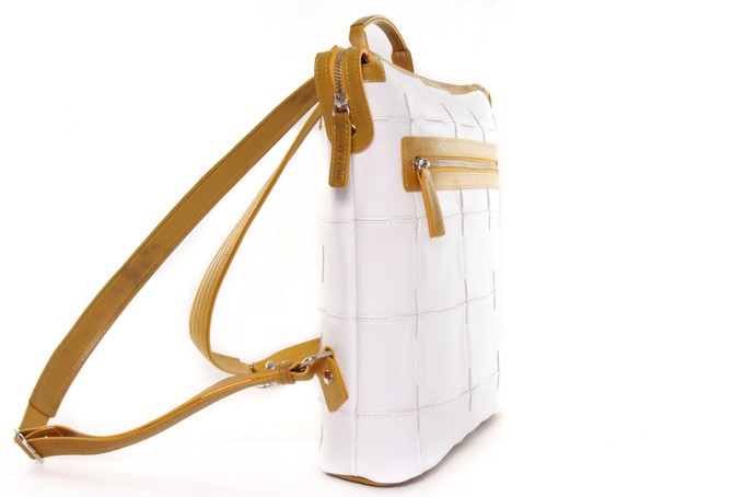 Small Backpack | Leather & Fire-hose from Elvis & Kresse