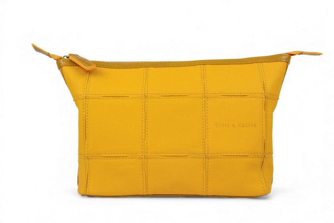 Cosmetics Case / Toiletry Bag | Leather & Fire-hose from Elvis & Kresse