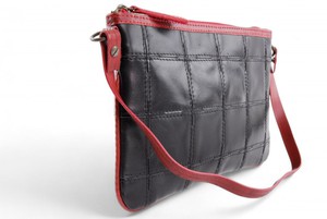 Clutch Bag | Leather & Fire-hose from Elvis & Kresse