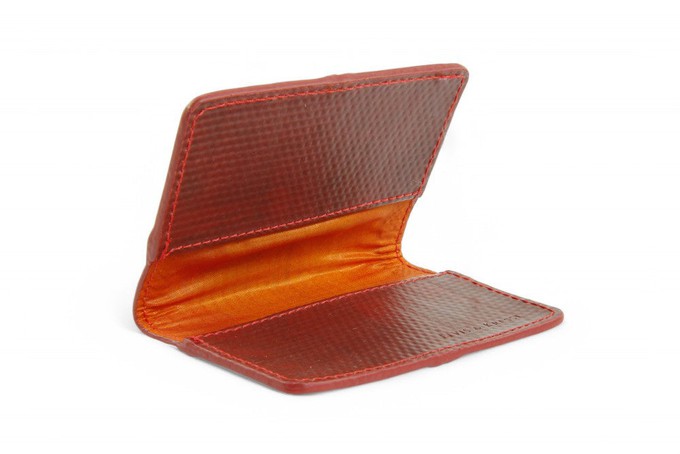 Card Holder | Leather & Fire-hose from Elvis & Kresse