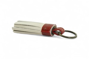 Leather Tassel Keyring from Elvis & Kresse