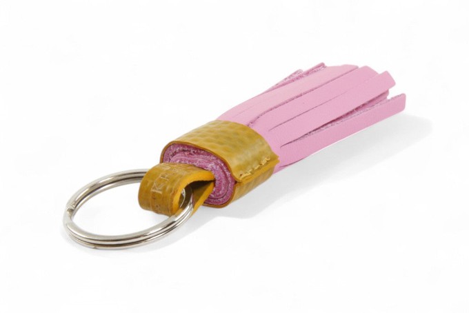 Leather Tassel Keyring from Elvis & Kresse