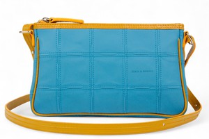 Crossbody Clutch Bag | Leather & Fire-hose from Elvis & Kresse