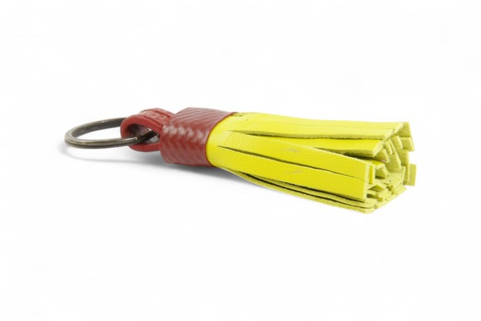 Leather Tassel Keyring from Elvis & Kresse