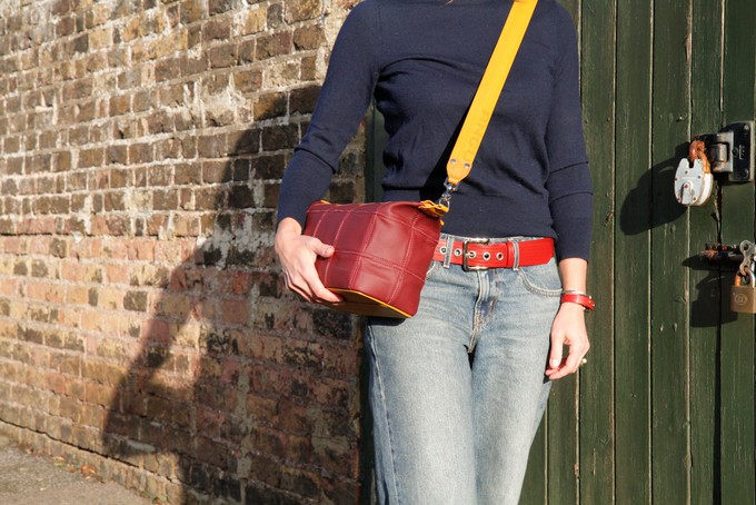 Boho Bag | Leather & Fire-hose from Elvis & Kresse