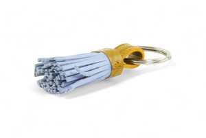 Mini Leather Tassel Keyring from Elvis & Kresse