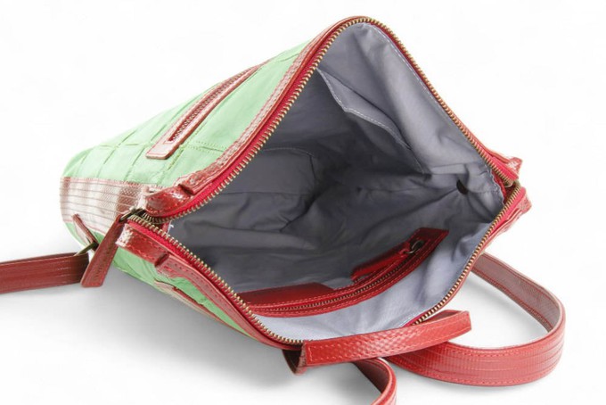 Small Backpack | Leather & Fire-hose from Elvis & Kresse