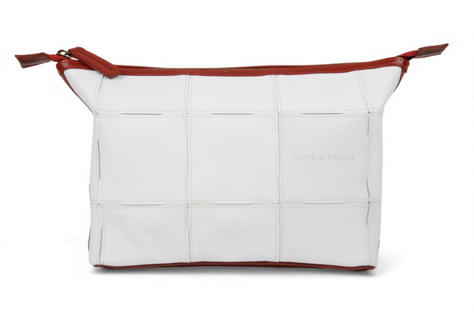 Cosmetics Case / Toiletry Bag | Leather & Fire-hose from Elvis & Kresse