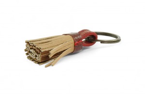 Mini Leather Tassel Keyring from Elvis & Kresse