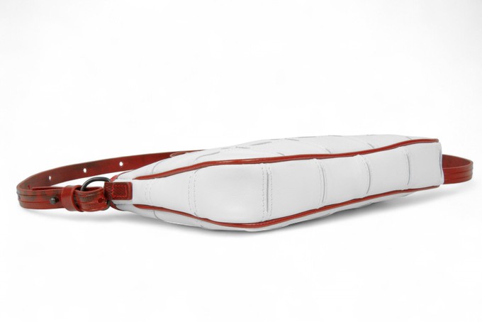 Crossbody Clutch Bag | Leather & Fire-hose from Elvis & Kresse