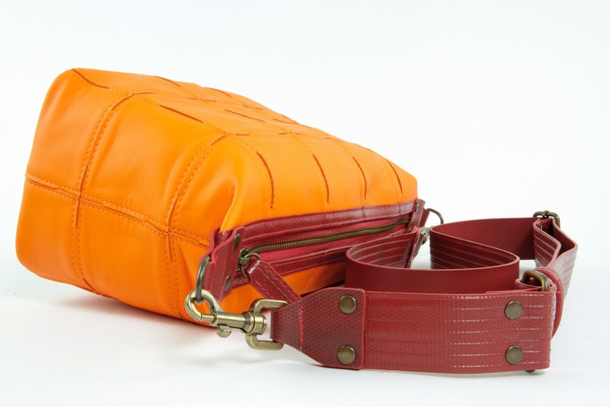 Boho Bag | Leather & Fire-hose from Elvis & Kresse