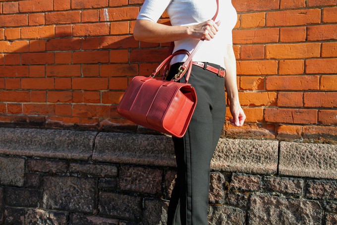 Small Post Bag | Fire-hose from Elvis & Kresse