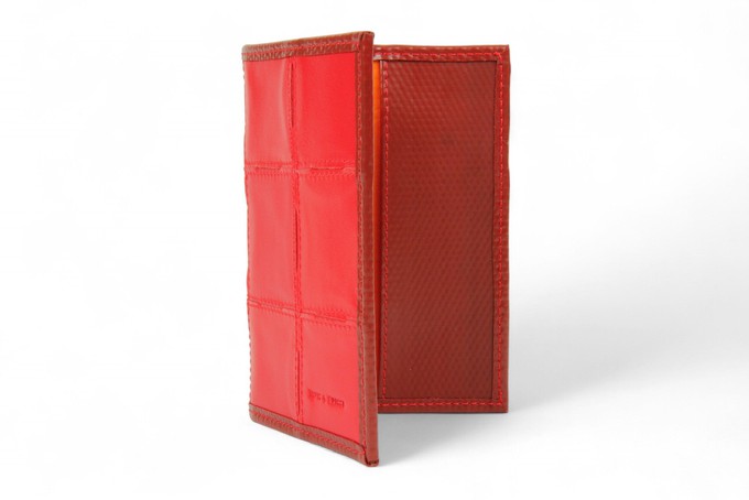 Passport Cover | Leather & Fire-hose from Elvis & Kresse