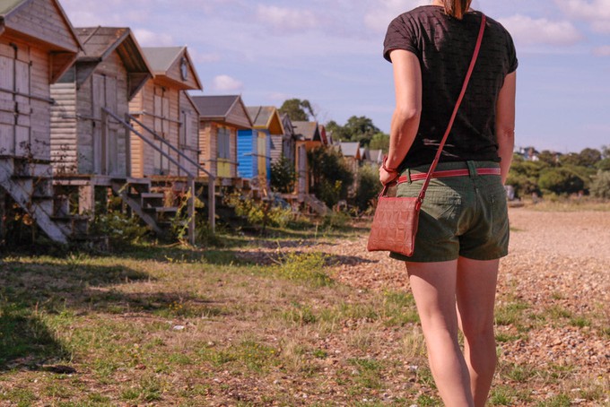 Clutch Bag | Leather & Fire-hose from Elvis & Kresse