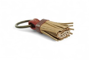 Mini Leather Tassel Keyring from Elvis & Kresse
