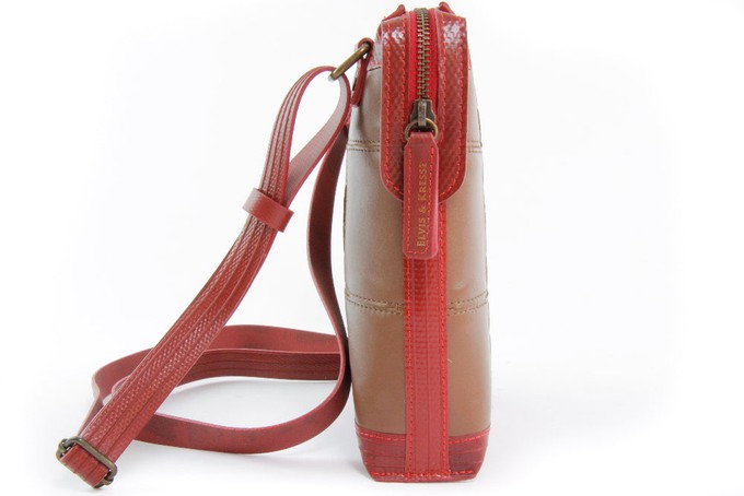 Saddle Bag | Leather & Fire-hose from Elvis & Kresse