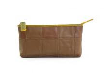 Toiletry Pouch | Leather & Fire-hose via Elvis & Kresse