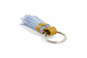 Mini Leather Tassel Keyring from Elvis & Kresse