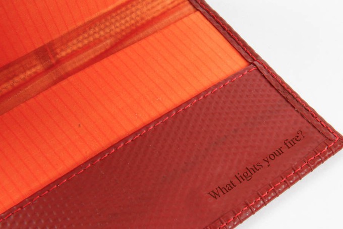 Passport Cover | Leather & Fire-hose from Elvis & Kresse