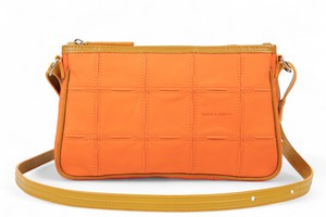 Crossbody Clutch Bag | Leather & Fire-hose from Elvis & Kresse