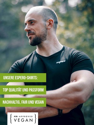 Herrenshirt Wings Protect Schwarz from espero