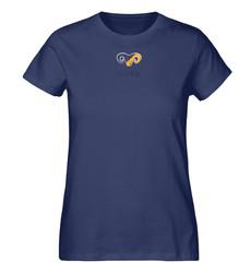Exklusiv: Damenshirt Life Stick Navy via espero