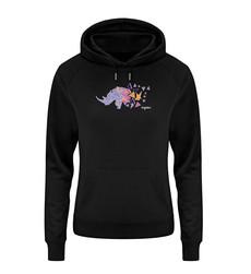 Damenhoodie Fatu Lost Schwarz via espero