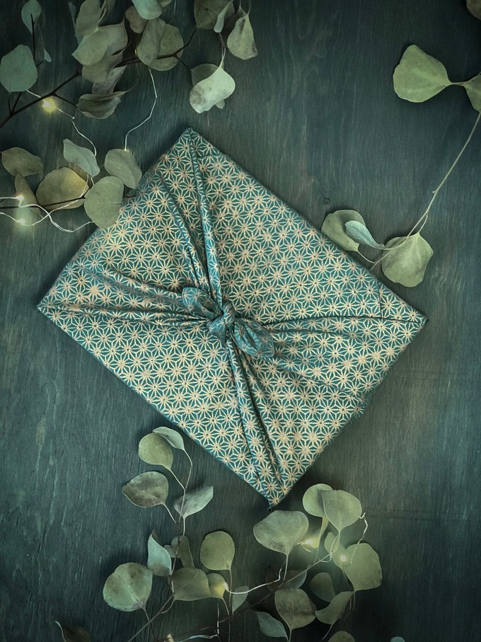 Furoshiki Gift Wrap Jade FabRap™ - Fabric Gift Wrap from FabRap