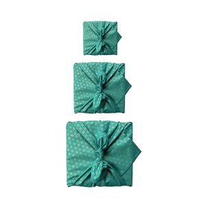 Jade Fabric Gift Wrap Reusable Furoshiki Single Sided from FabRap