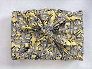 Sunshine Nouveau Fabric Gift Wrap Furoshiki Cloth - Single Sided from FabRap