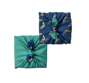 Fabric Gift Wrap Furoshiki Cloth - 5 Piece Gift Pack Double Sided from FabRap