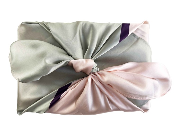Furoshiki - Pistachio Crunch - SILK FabRap Gift Wrapping from FabRap