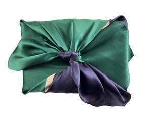 Furoshiki - Emerald Midnight - SILK FabRap Gift Wrapping from FabRap