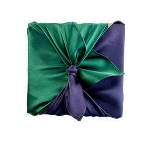 Furoshiki - Emerald Midnight - SILK FabRap Gift Wrapping from FabRap