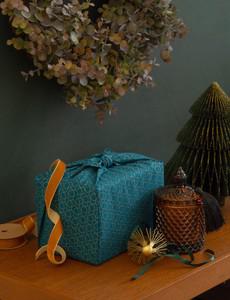 Furoshiki Ocean FabRap™ - Fabric Gift Wrap via FabRap