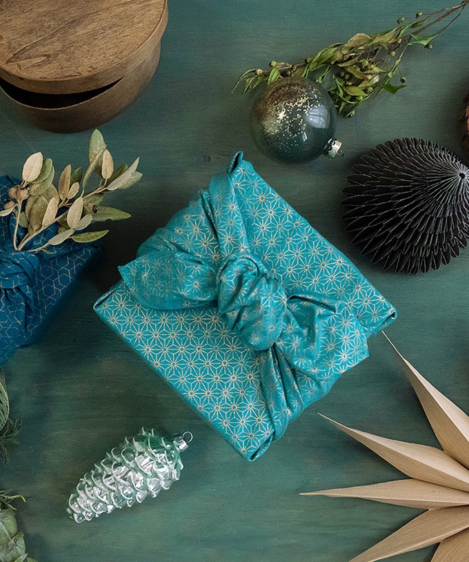 Furoshiki Gift Wrap Jade FabRap™ - Fabric Gift Wrap from FabRap