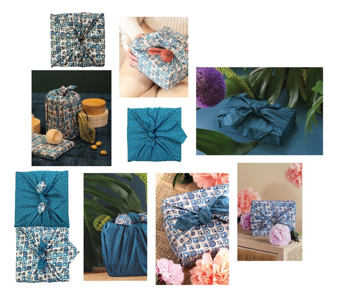 9 Piece Bundle Style - Art Deco & Ocean (Teal Blue) from FabRap