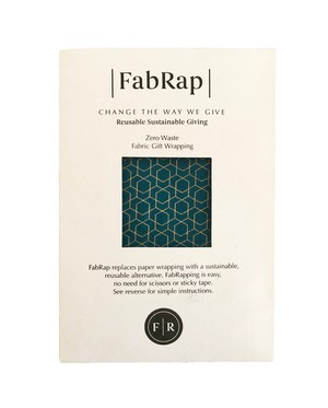 Ocean Fabric Gift Wrap Furoshiki Cloth - Single Sided from FabRap