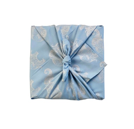 Sky Elephants Fabric Gift Wrap Furoshiki Cloth - Single Sided from FabRap