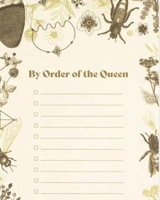 Takenlijst Honingbij - By Order Of The Queen via Fairy Positron